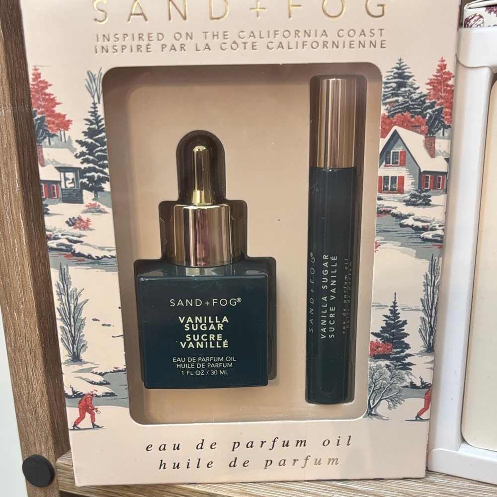 SAND + FOG Vanilla Sugar Eau de Parfum Set - oil dropper and roller